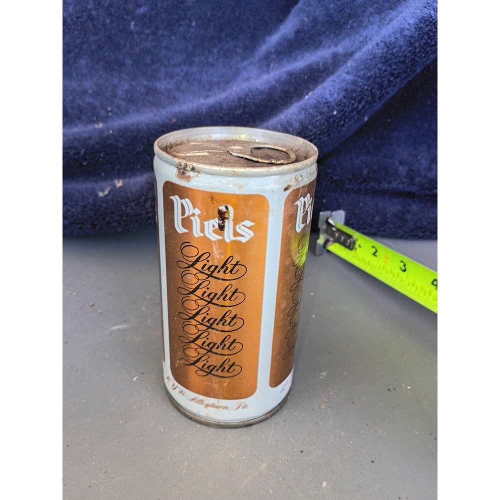 Vintage Beer Can Piels Light Classic Light Beer Steel Can Empty 1970โ Pull Tab